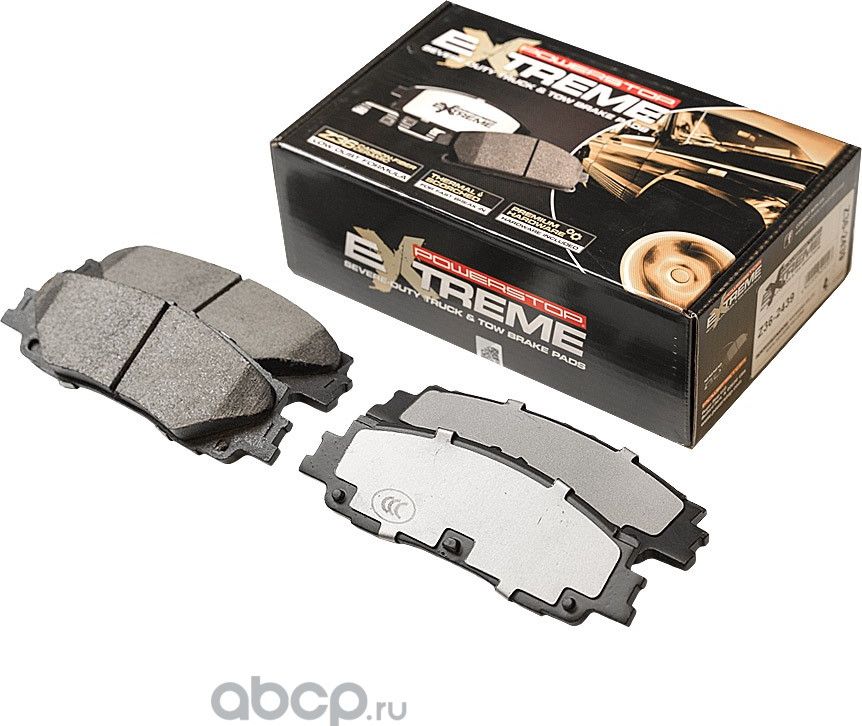 Задние керамические колодки Extreme Truck & Tow Z36 PowerStop 36-2439. Артикул 362439