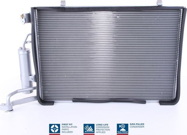 Радиатор кондиционера (конденсатор) Nissens (алюминий) для Ford KA III 2016-2026. Артикул 941101