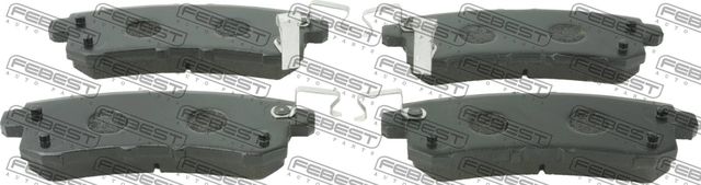 Тормозные колодки Febest. Артикул 0201-Y62R