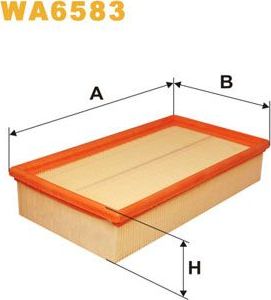 Воздушный фильтр WIX Filters. Артикул WA6583