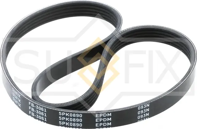 Ремень поликлиновый 5PK0890 (Sufix). Артикул FB3061
