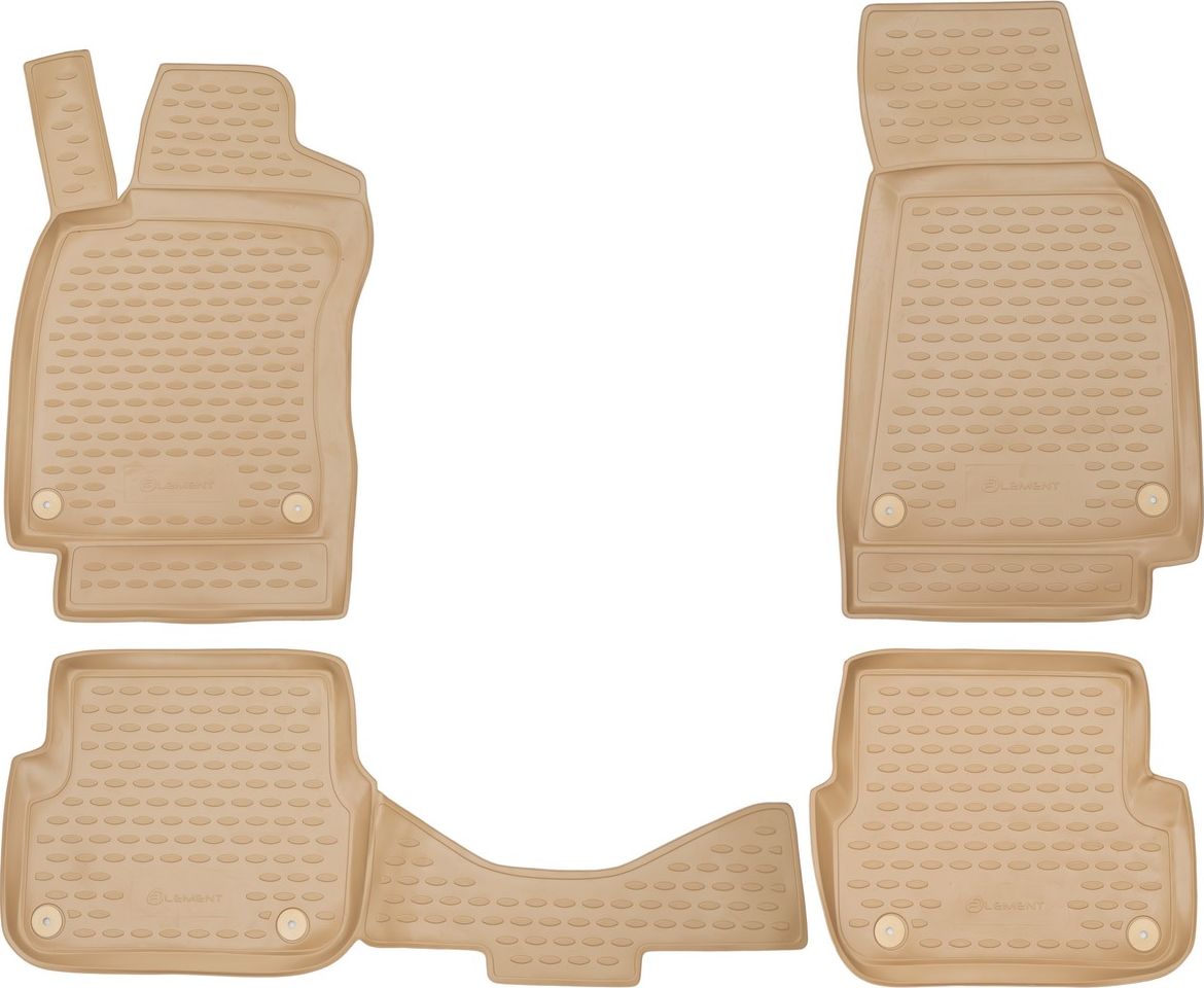 Коврики Element для салона Audi A6 C6 2004-2011 БЕЖЕВЫЕ. Артикул NLC.04.08.212