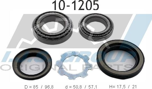 Ступичный подшипник (комплект) IJS Group. Артикул 10-1205