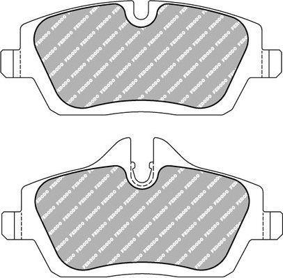 Тормозные колодки FERODO RACING DS2500 для BMW 1 I (E81/E82/E87/E88) 2004-2011. Артикул FCP1747H