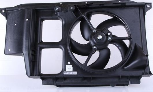 Вентилятор радиатора двигателя Nissens (полимерный материал) для Opel Combo E 2018-2026. Артикул 85007
