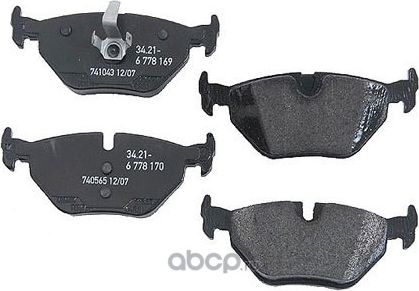 Тормозные колодки BMW (OEM) задние для BMW 3 III (E36) 1990-2000. Артикул 34216778168