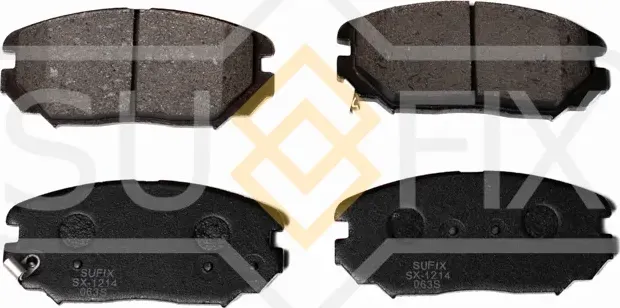 Колодки тормозные передние (Sufix). Артикул SX1214