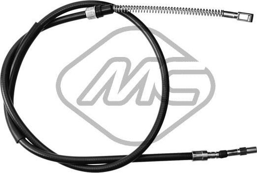 Трос ручника (тросик ручного тормоза) Metalcaucho правый для Volkswagen LT I 1975-1996. Артикул 83734