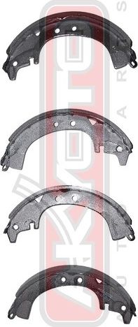 Тормозные колодки Akyoto Packing AKYOTO. Артикул AKS-2002