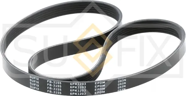 Ремень поликлиновый 6PK1203 (Sufix). Артикул FB3155