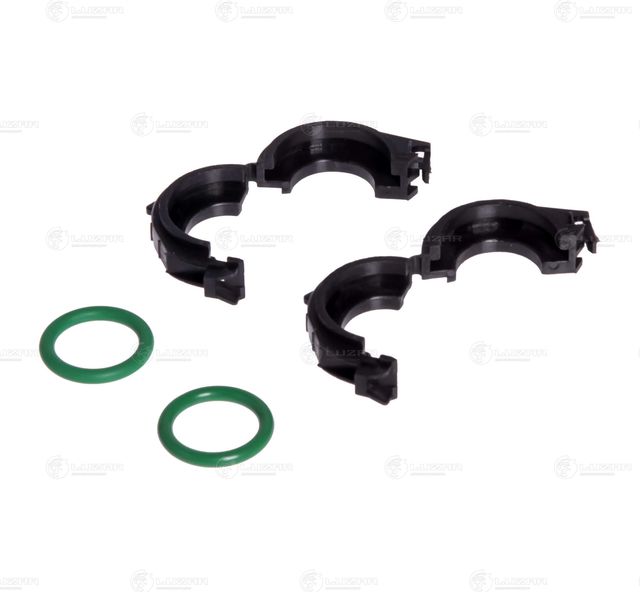 Кмпл для подключ. радиатора отоп. для а/м ГАЗель Next/УАЗ Патриот/Гранта (фиксат.2шт.+кольца 2шт.)(L (Luzar). Артикул lgs-0003