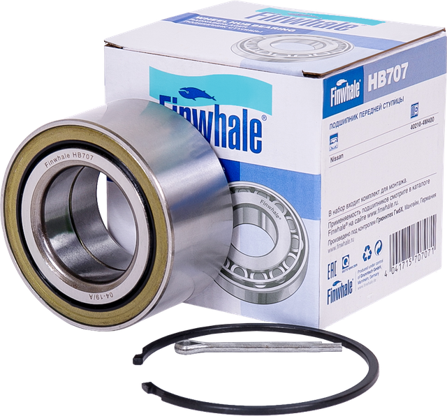 Ступичный подшипник (комплект) Finwhale для Nissan Almera N16 2000-2006. Артикул HB707