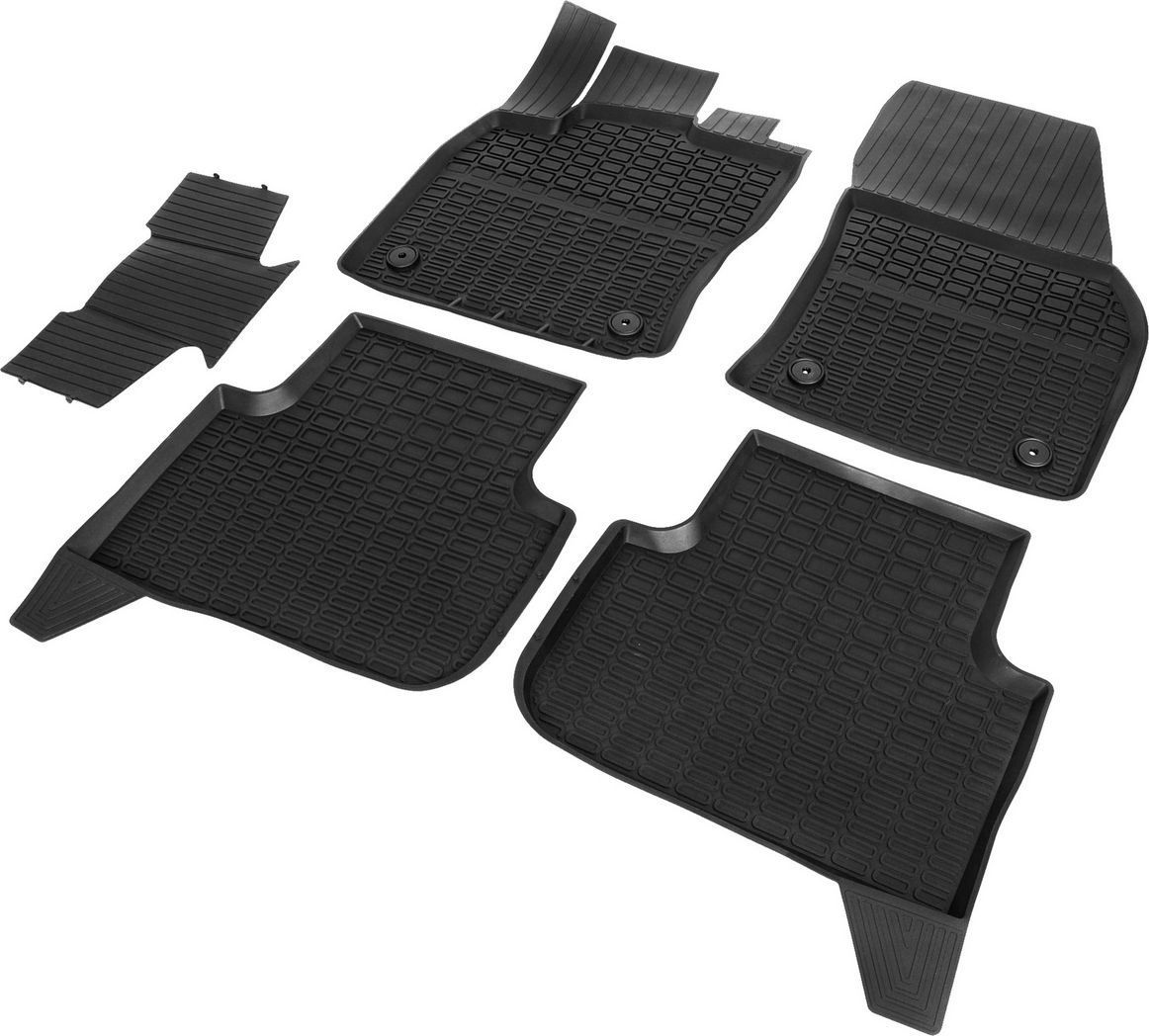 Коврики Rival для салона литьевые Volkswagen Tiguan II (DSG РКПП) 2016-2020 2020-2026. Артикул 65805002