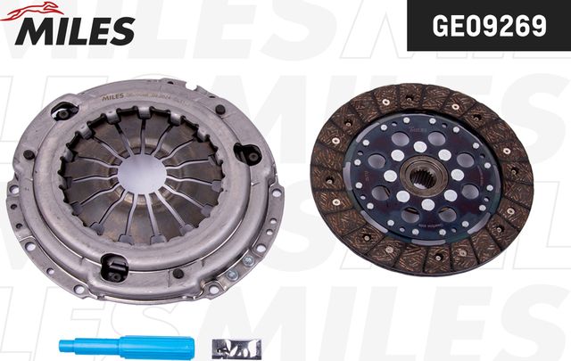 Сцепление к-т NISSAN QASHQAI/ X-TRAIL/TIIDA 1.8-2.0 07- без подшипника (Miles). Артикул GE09269