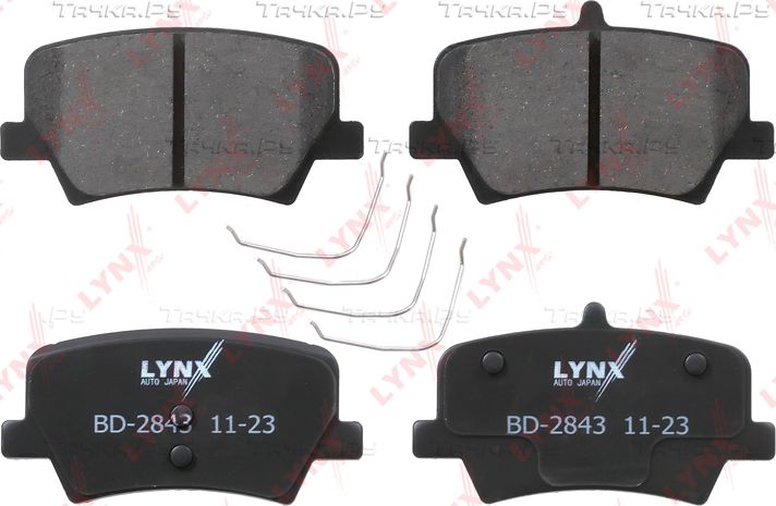 Тормозные колодки LYNXauto. Артикул BD-2843