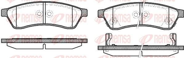 Тормозные колодки Remsa. Артикул 1349.02