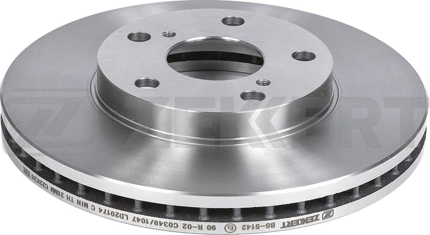 Тормозной диск Zekkert передний для Toyota Estima II 2000-2003. Артикул BS-5142