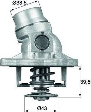 Термостат Mahle Behr. Артикул TI 32 88