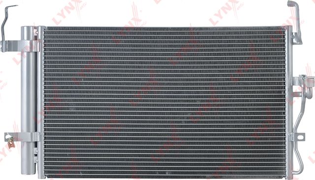 Радиатор кондиционера (конденсатор) LYNXauto для Hyundai Coupe II (GK) 2001-2009. Артикул RC-0051