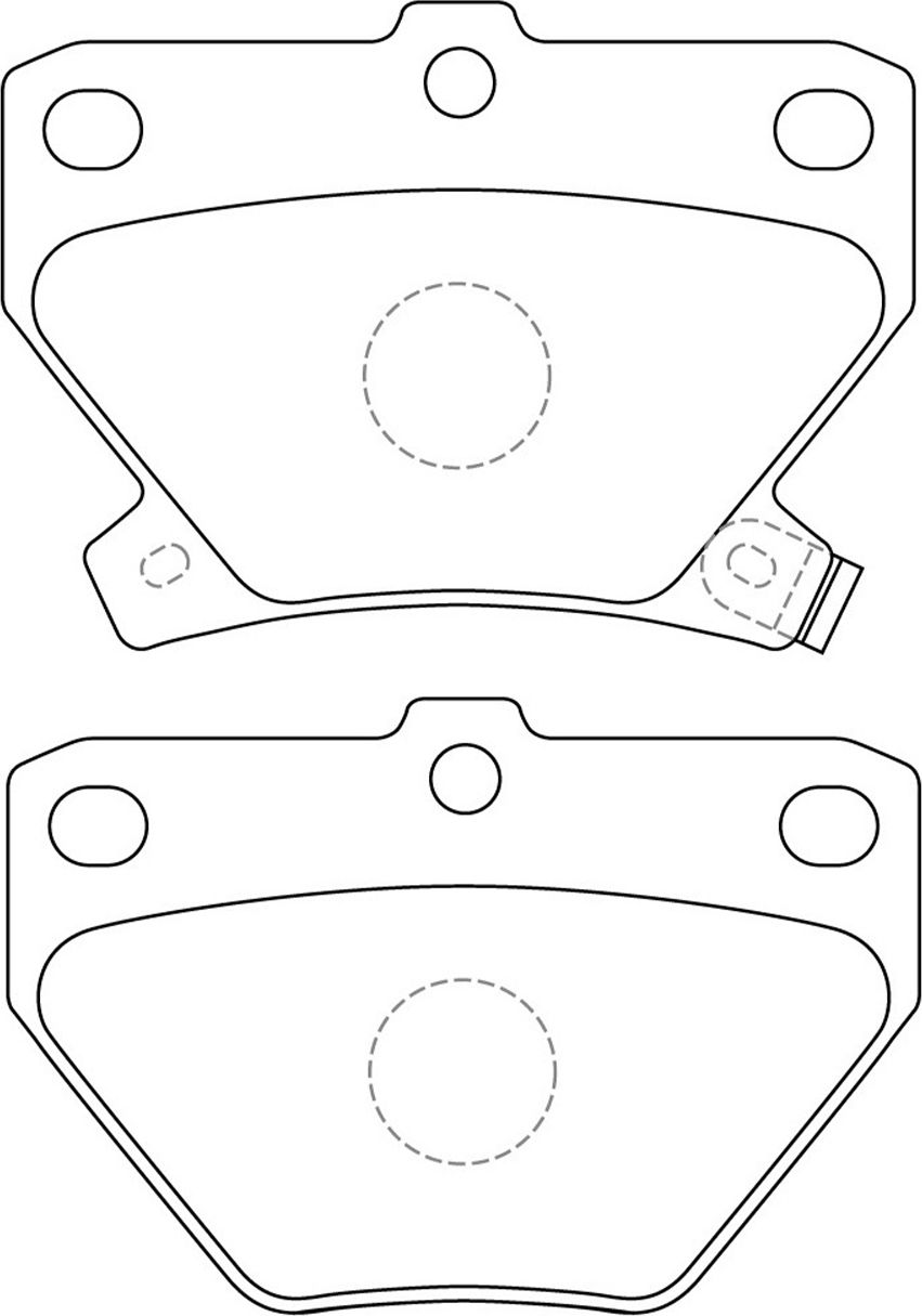 Тормозные колодки NiBK. Артикул PN1454