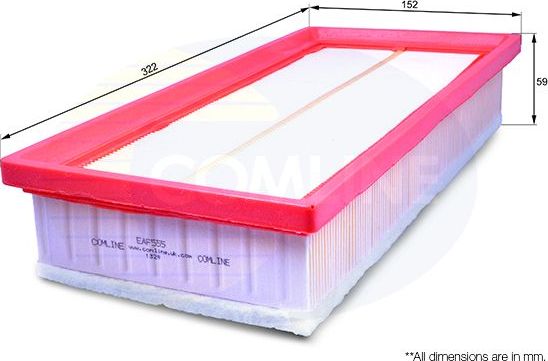 Воздушный фильтр Comline. Артикул EAF555