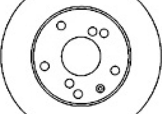 Тормозной диск MAPCO передний для Daewoo Evanda 2002-2005. Артикул 25502