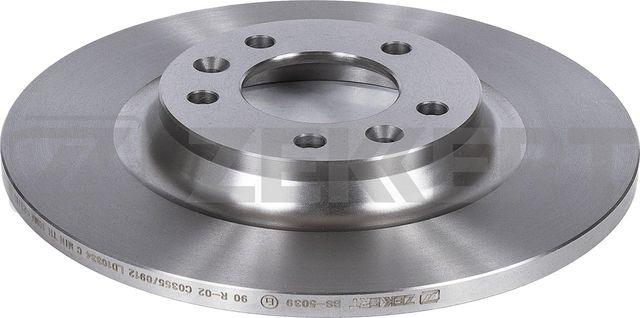 Тормозной диск Zekkert задний для Peugeot 607 I 2004-2011. Артикул BS-5039