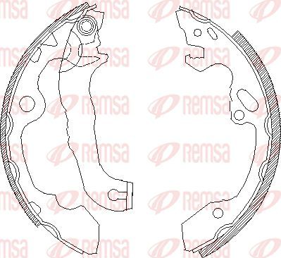 Тормозные колодки Remsa. Артикул 4040.00