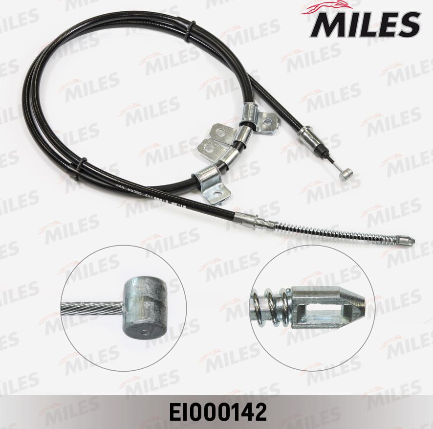 Трос ручника (тросик ручного тормоза) Miles. Артикул EI000142