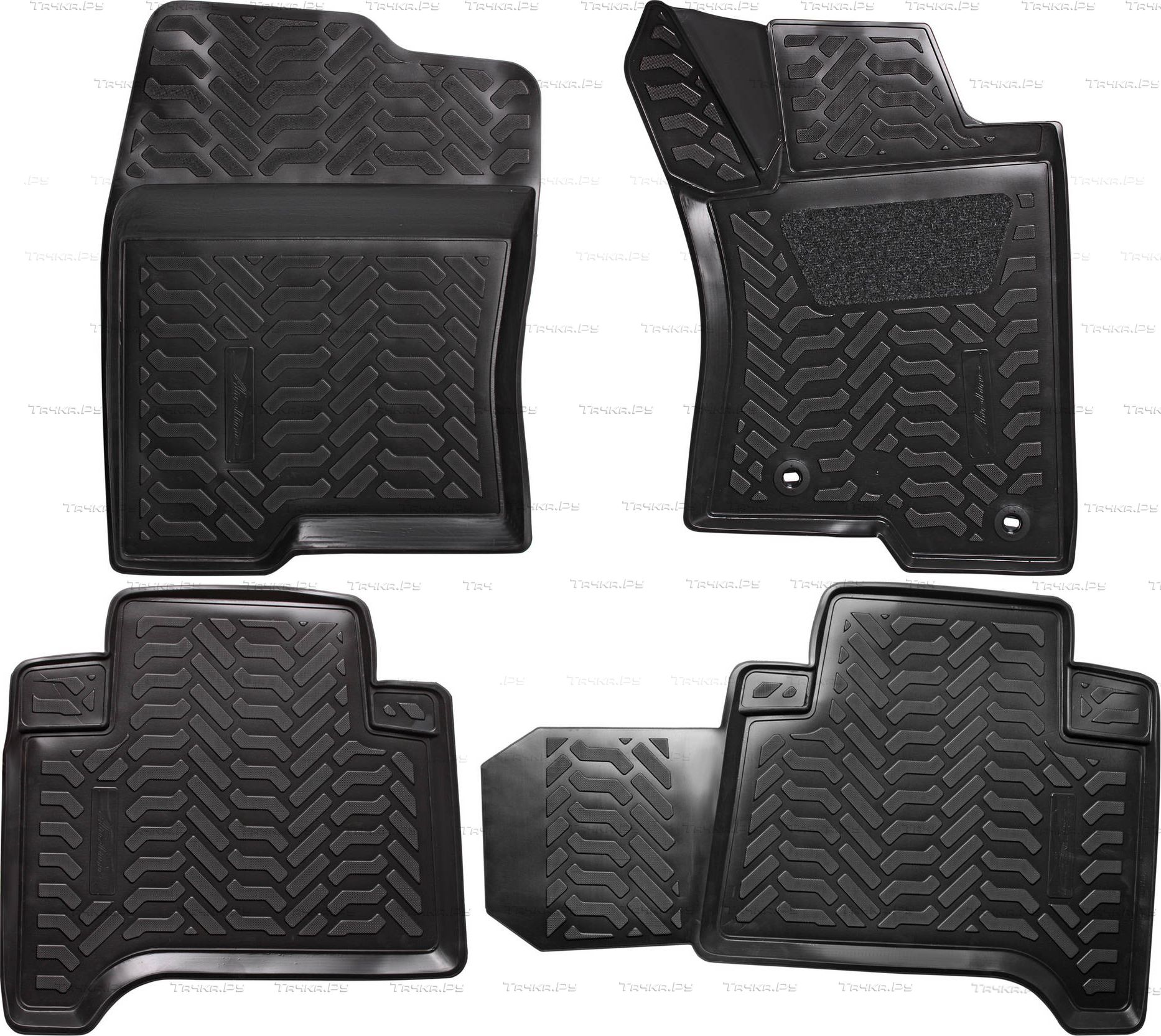 Коврики Airline 3D с высоким бортиком для салона Toyota Land Cruiser Prado 120 (RHD) 2002-2009. Артикул ACM-PS-77