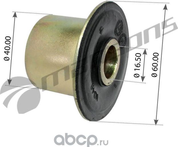 Сайлентблок IVECO Daily рессоры передней MANSONS. Артикул 790105