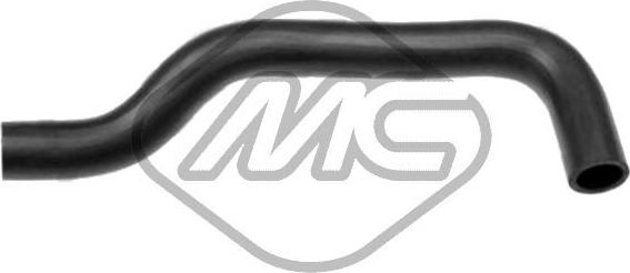 Патрубок радиатора (системы охлаждения) Metalcaucho (EPDM (Этилен-пропиленовый каучук)) верхний для Kia Picanto I 2004-2011. Артикул 94565