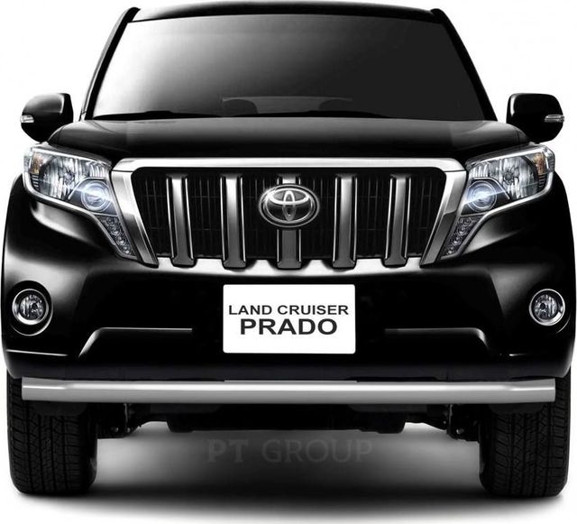 Защита PT Group переднего бампера одинарная d63мм (НПС) для Toyota Land Cruiser Prado 150 1й Рестайлинг 2013-2017. Артикул TPR220208