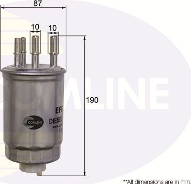 Топливный фильтр Comline. Артикул EFF257