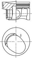 Поршневая група Kolbenschmidt. Артикул 41257600