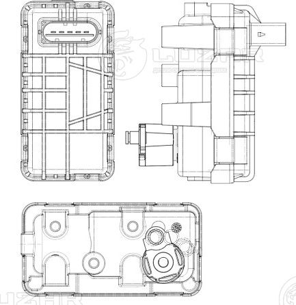 Актуатор турбокомпрессора для а/м Ford Transit (06-) 2.4D (тип GT2052V) (LTC 100 (Luzar). Артикул LTC1007E