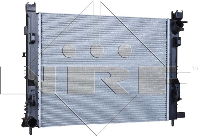 Радиатор охлаждения двигателя NRF (алюминий) для Renault Logan II 2008-2026. Артикул 58443