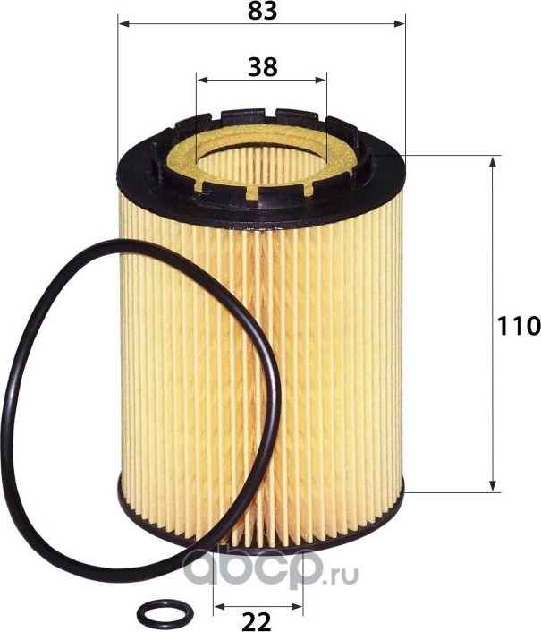 O-020E 021-115-561B (масляная вставка) (RB-Exide). Артикул O020E