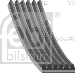 Приводной ремень поликлиновой Febi Bilstein (EPDM (Этилен-пропиленовый каучук)) для Skoda Octavia A7 2012-2019. Артикул 177991