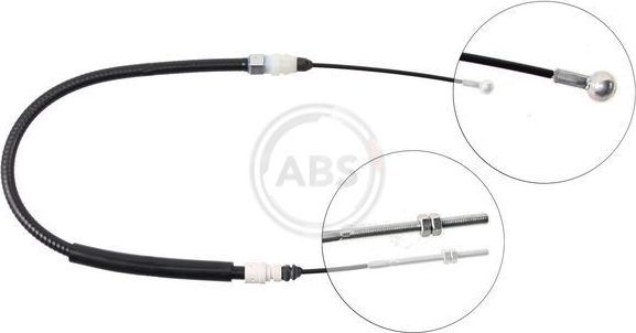 Трос ручника (тросик ручного тормоза) ABS для Peugeot 607 I 2000-2011. Артикул K19728