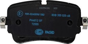 Тормозные колодки Hella. Артикул 8DB 355 025-681