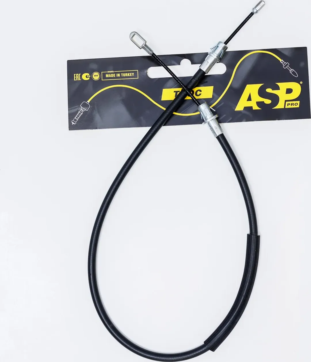 Трос привода ручного тормоза для а/м FORD TRANSIT 06- 1028мм прав. (ASP). Артикул KB9024