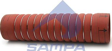 Патрубок интеркулера Sampa для DAF 95 1987-1998. Артикул 050.334