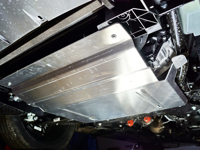 Защита алюминиевая ТСС (4 мм) для картера и КПП Exeed VX 2021-2026. Артикул ZKTCC00526