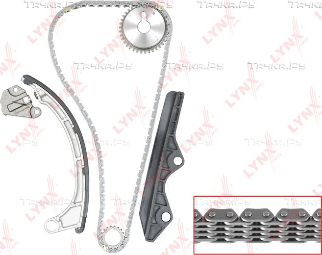 Цепь ГРМ LYNXauto для Nissan Micra K12 2003-2010. Артикул TK-0028
