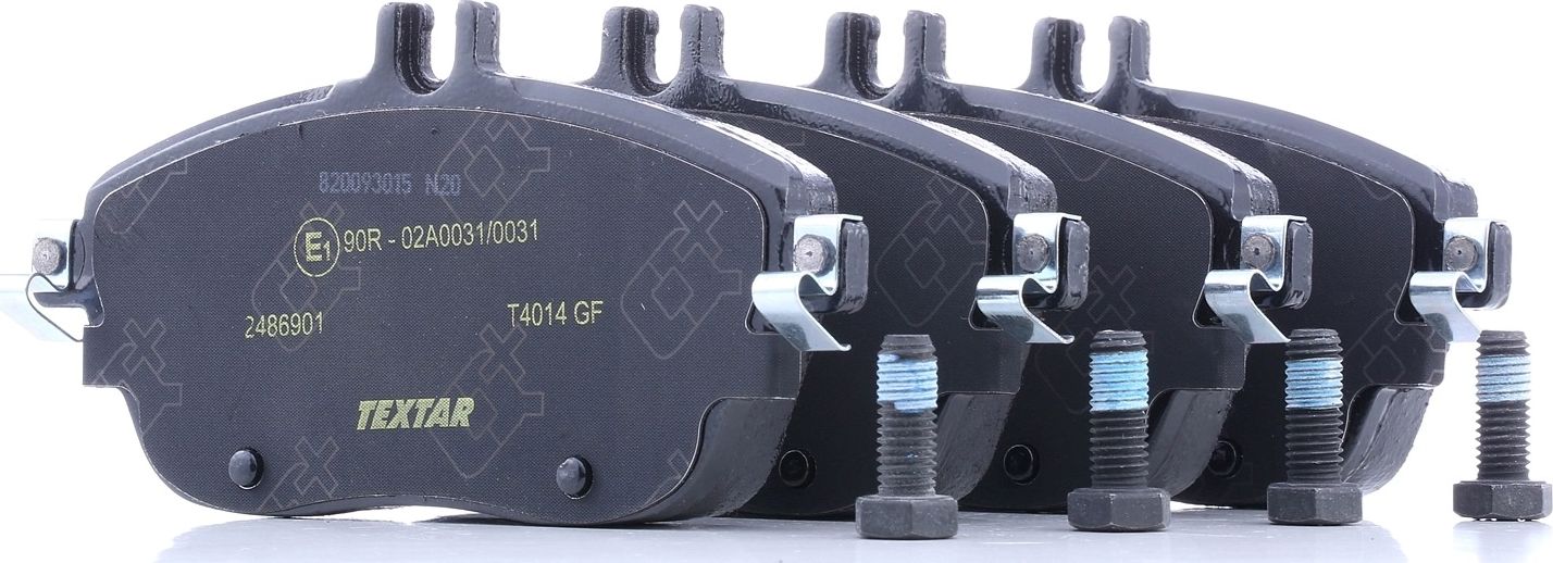 Тормозные колодки Textar Q+. Артикул 2486901