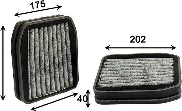 Салонный фильтр JS Asakashi. Артикул AC0095CSET