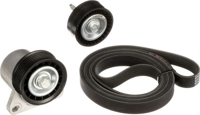 Приводной ремень поликлиновой с роликами (комплект) Gates Micro-V® Kit для Ford S-MAX I 2006-2014. Артикул K016PK2198