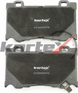 Колодки торм. передн.к-т (Kortex). Артикул KT3505STD