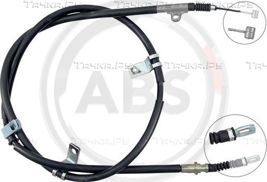 Трос ручника (тросик ручного тормоза) ABS. Артикул K17429